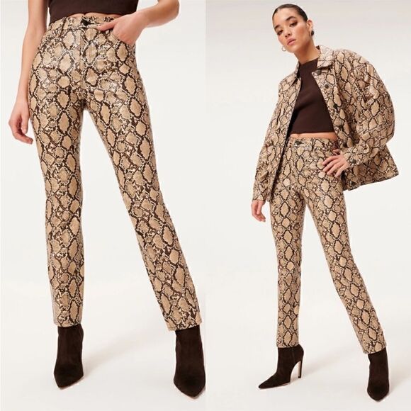 Good American Good Classic Snake - Picture 1 of 9